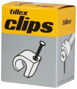 Tillex Clips 8-12 mm - grå