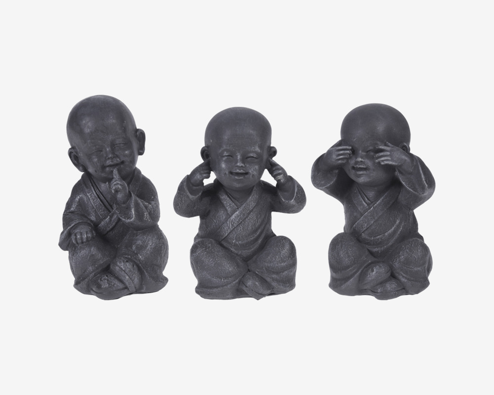 Buddha Figur 3 Ass.