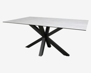 Spisebord Heaven grå B. 90 x L. 160 cm