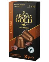 AROMA GOLD Kaffekapsler 10-pak - Crema