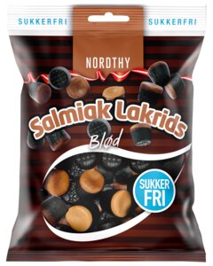 NORDTHY Salmiak Lakrids (Blød) Sukkerfri 65 g