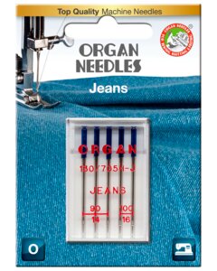 Organ jeansnål 5-pack