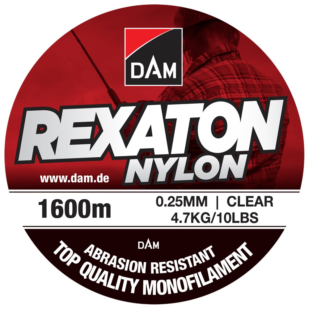 DAM Nylon Fiskeline 1600 m 0,25 mm - clear