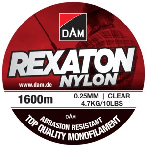 DAM NYLON 1600M 0,25MM CLEAR