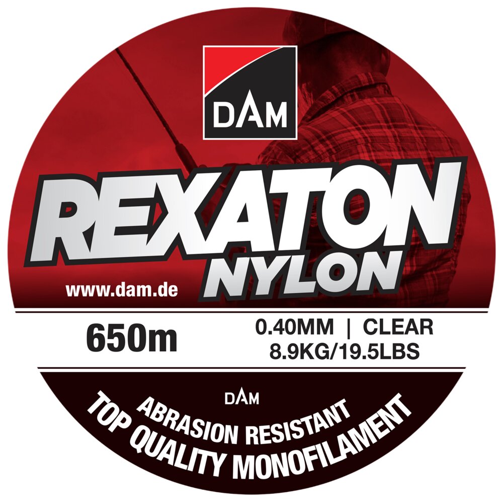 DAM Nylon Fiskeline 650 m 0,40 mm - clear