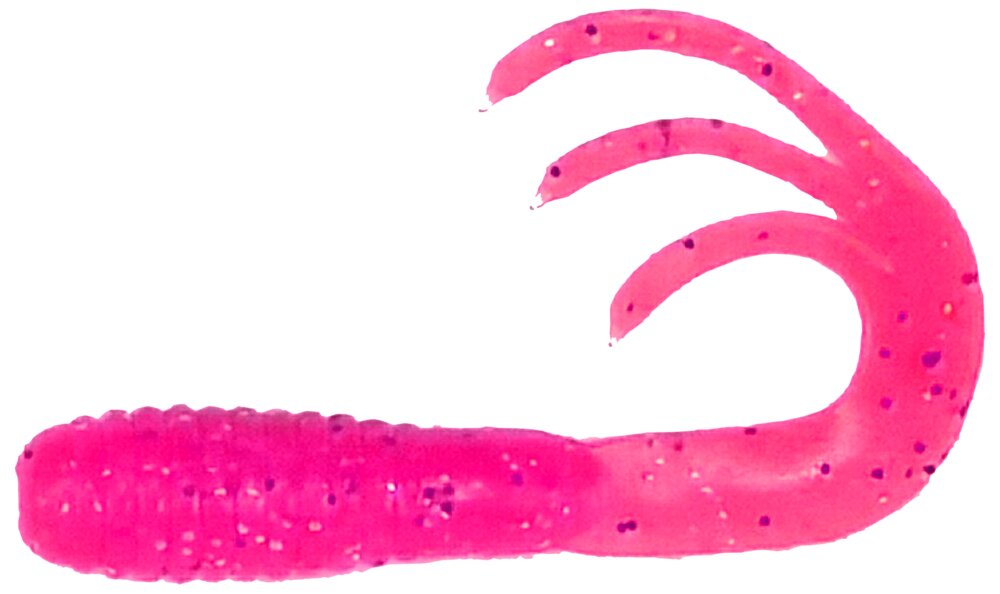 Flexibait Triple Tail Pink 5-pak - hvidløg