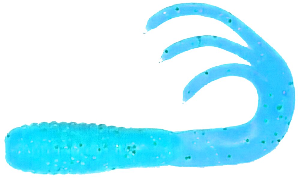 Flexibait Triple Tail Blue 5-pak - hvidløg