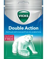 Vicks Double Action sukkerfri 72 g