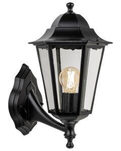 Luxlamp Væglampe Helena E27 - sort