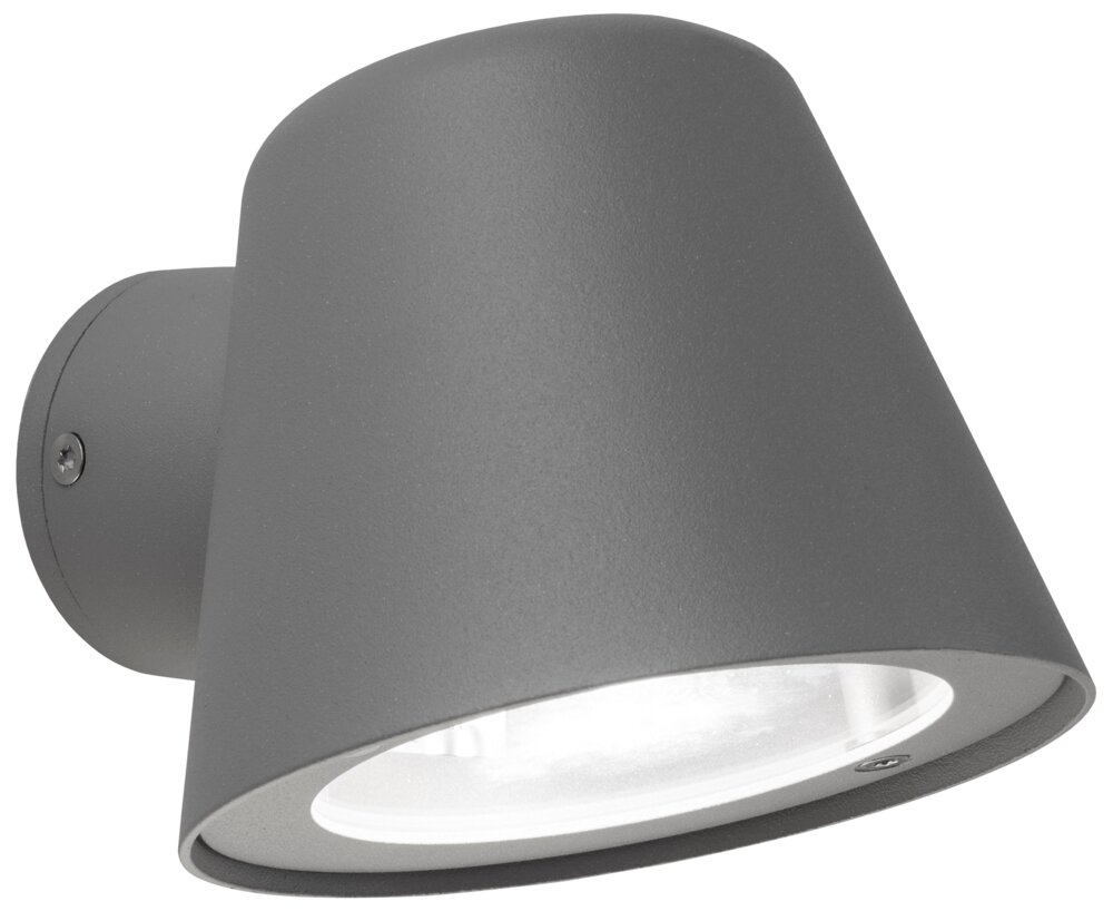 Luxlamp Væglampe Ares GU10 - grå
