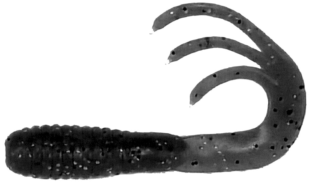 Flexibait Triple Tail Black 5-pak - hvidløg