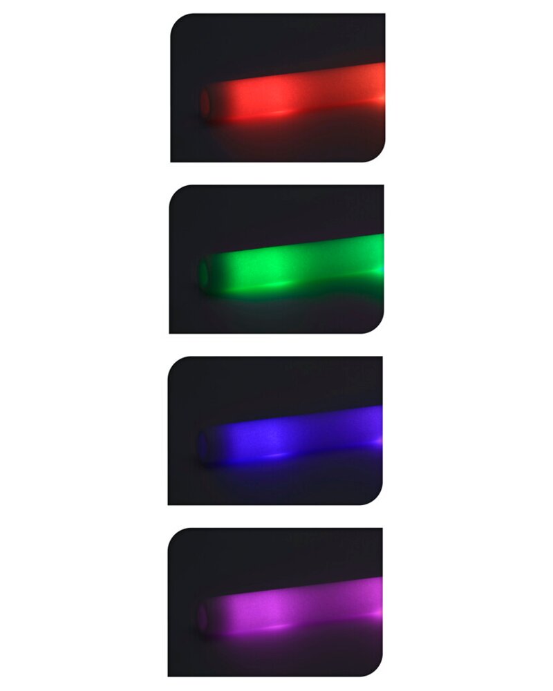 Glow LED skumstav - assorterede farver