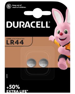 DURACELL Batteri LR44 2-pak