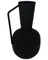 Vase i metal H. 29 cm ass. varianter - sort