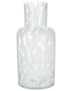Vase Confetti H. 23 cm - hvid