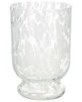Vase Confetti H. 21 cm - hvid