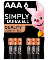 DURACELL Simply Batteri AAA 6-pak