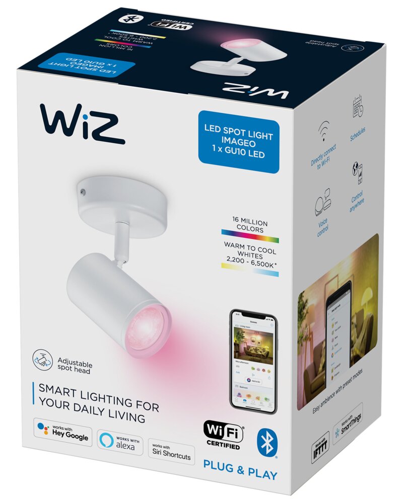 WiZ Spotlampe Imageo color - 1 spot