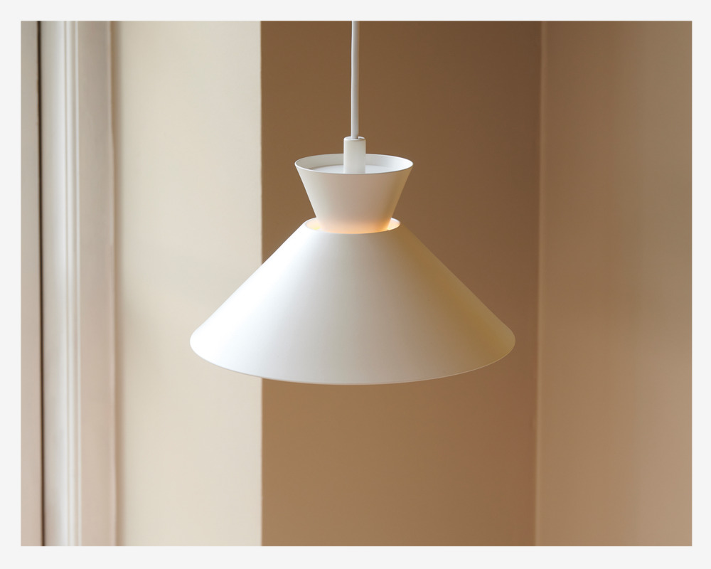 Loftlampe Dial Hvid Ø.25 cm 