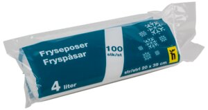 FRYSPÅSE 4 L 100-PACK