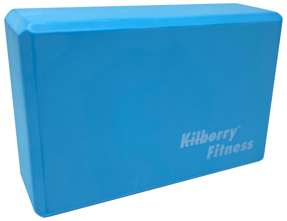 Kilberry Fitness Yoga blok 15 x 23 x 7,5 cm - blå