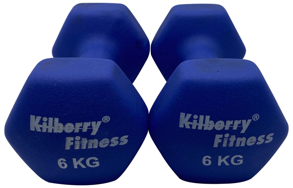 Kilberry Fitness Håndvægt 6 kg 2-pak