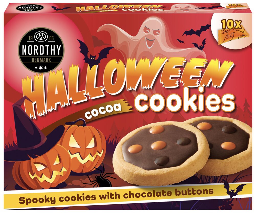 NORDTHY Halloween cookies 146 g - Cocoa