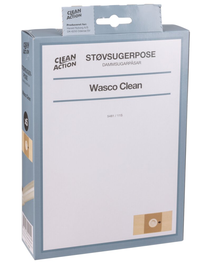 Wasco Clean Støvsugerposer til støvsuger 11S