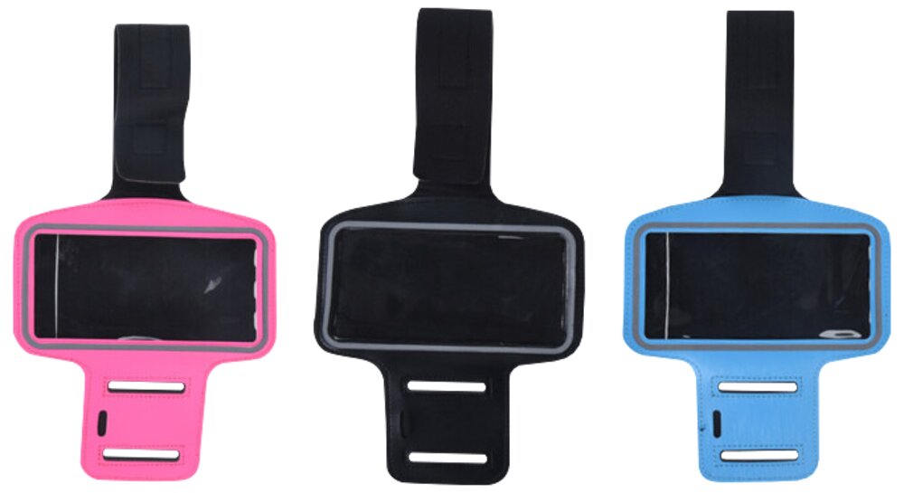 XQMax Løbearmbånd til smartphone - assorterede farver
