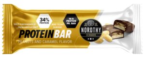 NORDTHY Proteinbar 40g - Peanuts & Caramel