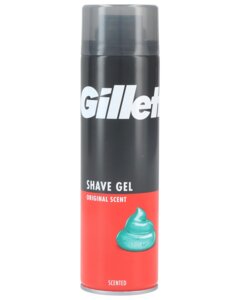 Gillette Barbergel 200 ml - Original Scent