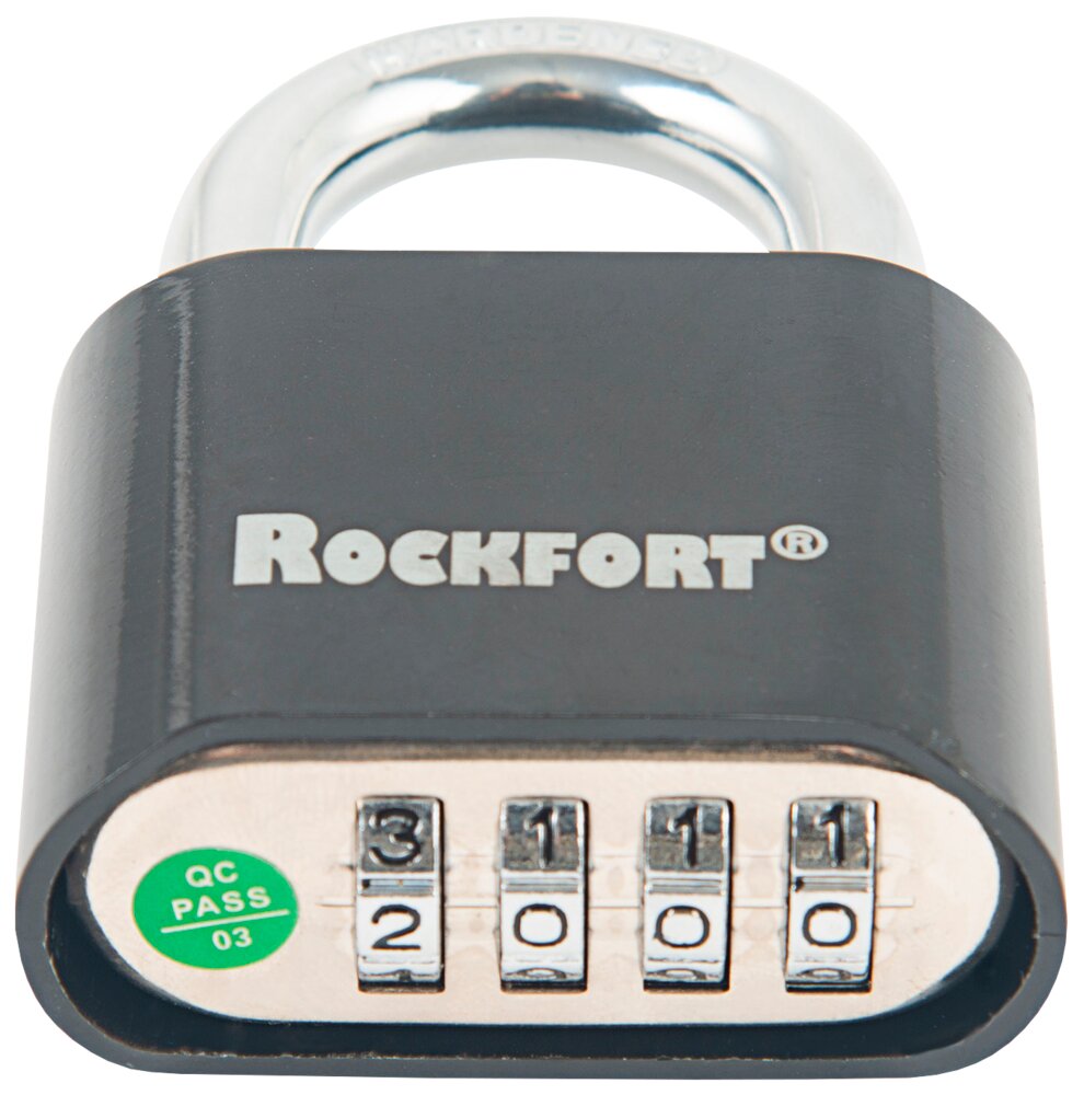 Rockfort Hængelås med kode 51,5 mm 4 cifre