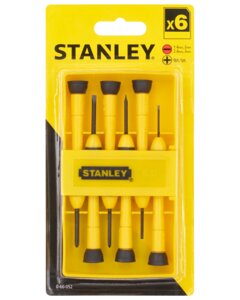 Stanley skruvmejslar 6-pack