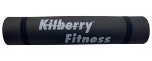 Kilberry Fitness Yogamåtte 6 mm - sort