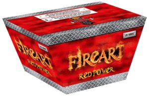 Fireart Red Power batteri 49 skud