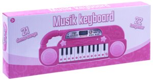 Keyboard til barn - pink
