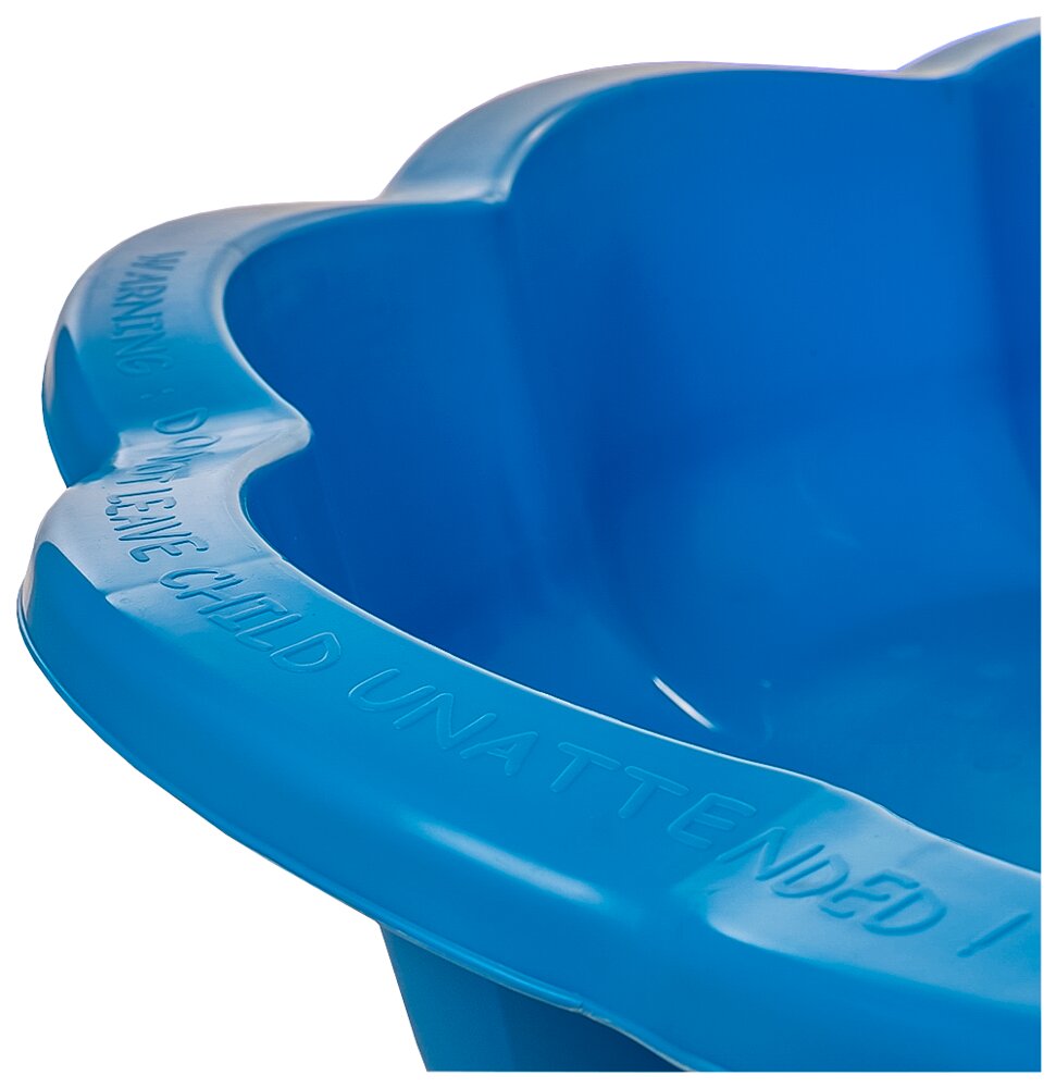 Sandlåda/badbassäng blå