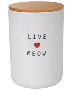 Förvaringsburk Live Love Meow