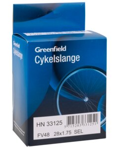 Greenfield Cykelslange FV48 28 x 1,75 selvlap