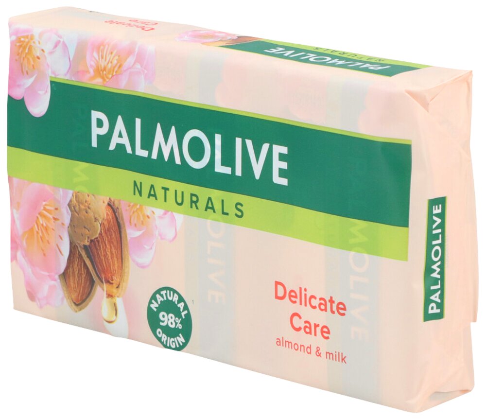 PALMOLIVE Sæbebar 3 x 90 g - almond & milk
