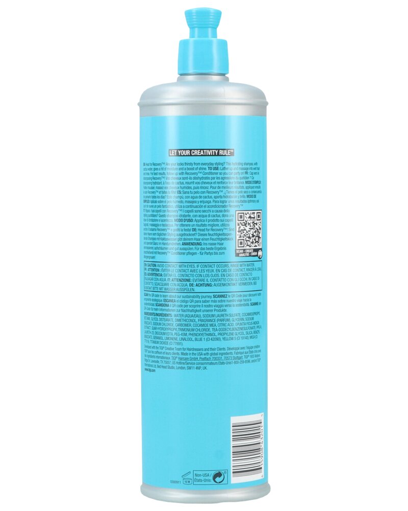 Tigi Shampoo 600 ml - Recovery