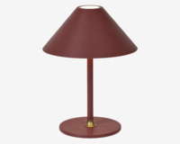 /bordlampe-hygge-roedbrun-h-25-cm