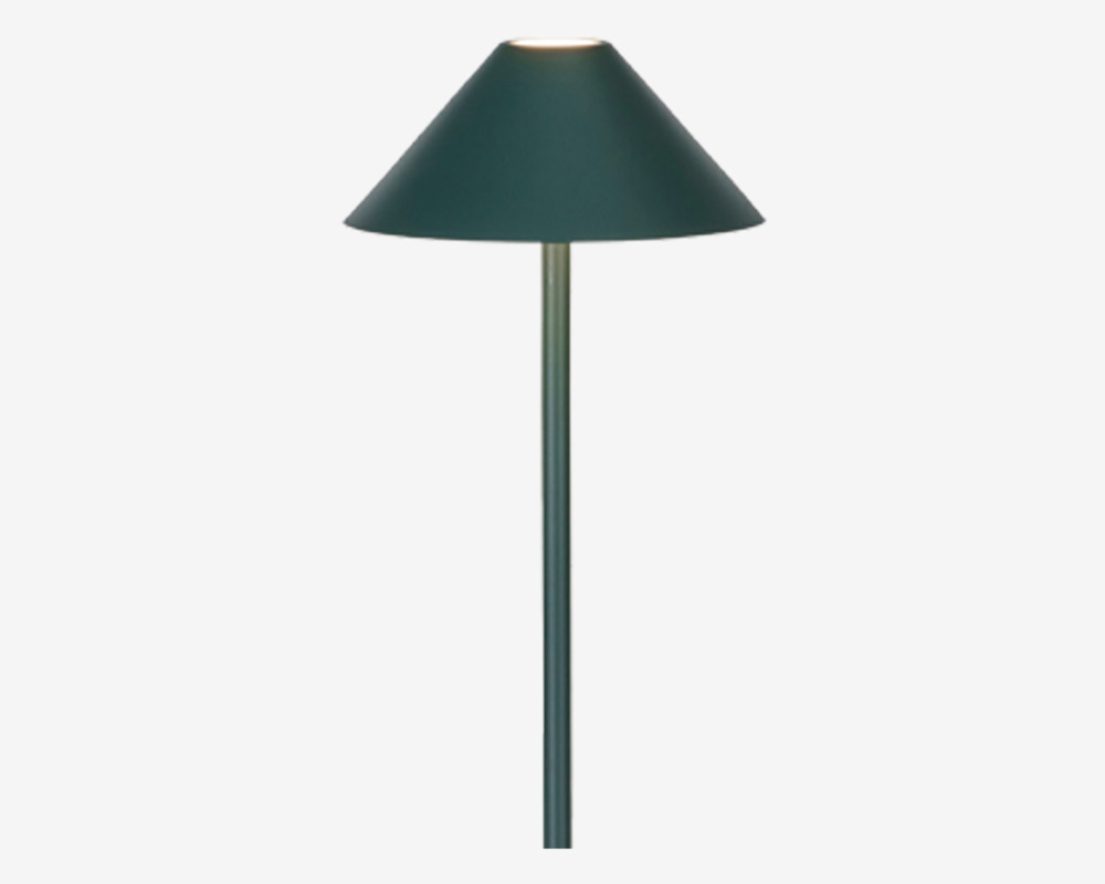 Gulvlampe Hygge grøn H. 134 cm