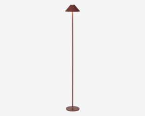 Gulvlampe Hygge rødbrun H. 134 cm