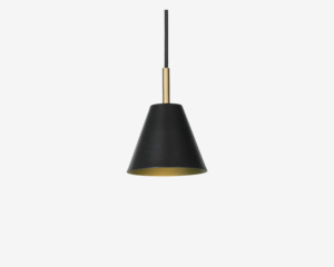 Loftlampe Hygge sort Ø 12 cm