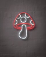 BRIGHT DESIGN Neonskilt Mushroom H. 33 x B. 27 cm