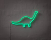 BRIGHT DESIGN Neonskilt Dino H. 23 x B. 30 cm