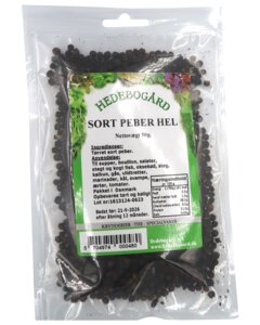 Hedebogaard Krydderi - Sort peber hel 50 g