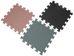 WeCare Skumgulv 9 brikker - assorterede farver