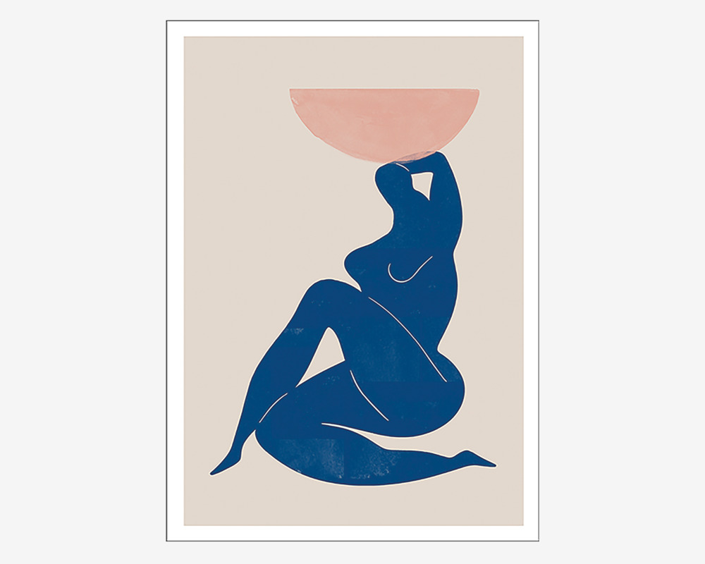 Plakat Vase And Woman 